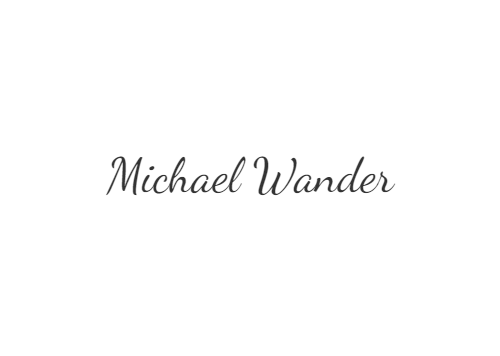 Signature for Michael Michael Wander, Wander CPA